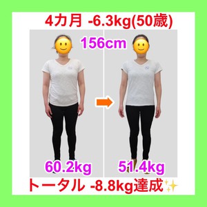 食欲旺盛だった私も瘦せられた！(50歳ダイエット)