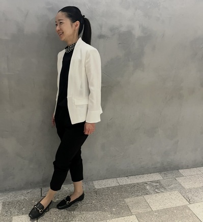 江戸川区在住、40代のダイエットしている女性がお礼のあいさつをしている。